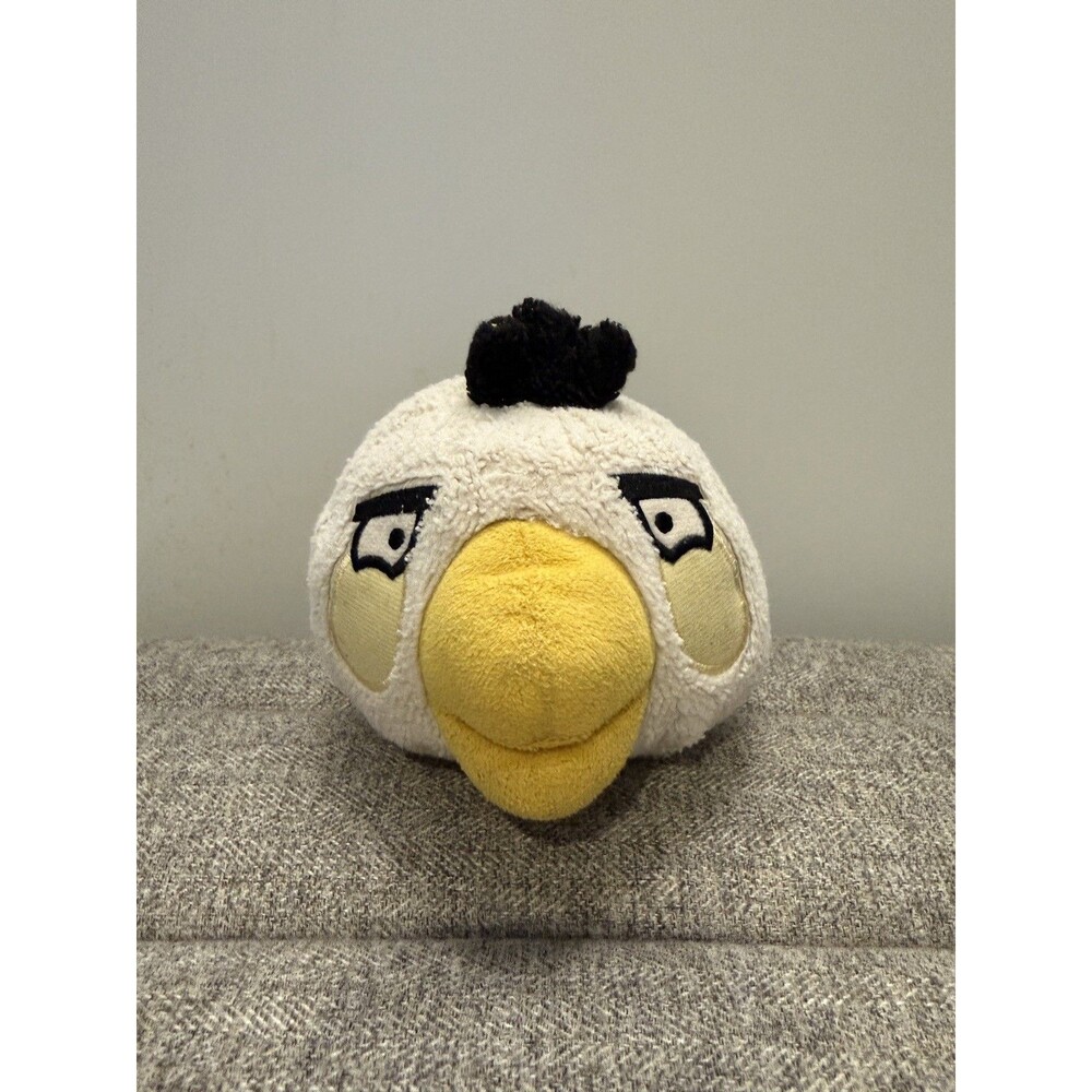 Commonwealth Angry Birds White Bird Matilda 5" Plush No Sound 2010